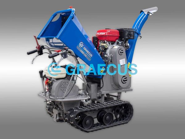 Self-propelled Gasoline wood chipper - chipper for branches - KBD series